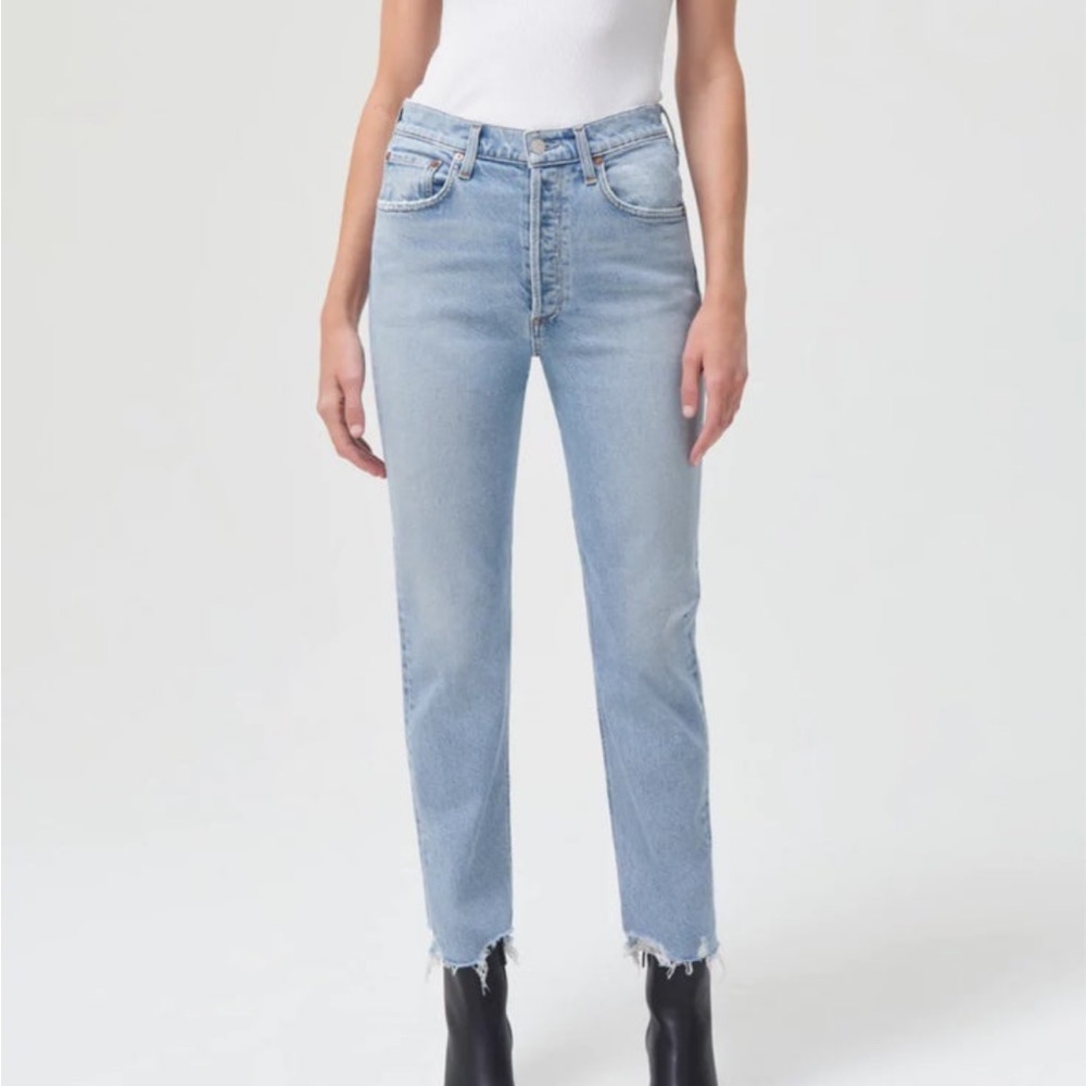 Agolde Riley size 24 light wash Bitter
